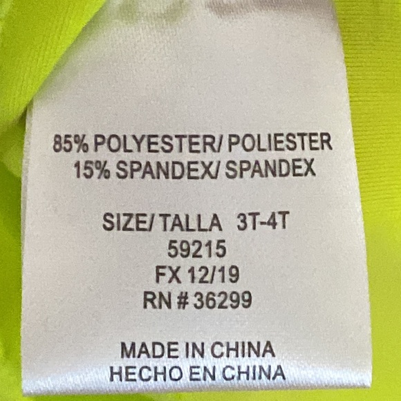 🫶🏼Sun & sky kids bright yellow sun protector long sleeve top - Picture 6 of 6